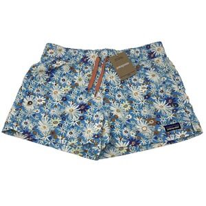 Patagonia Kids Costa Rica 3"‎ Baggies Shorts Primavera/Lago NWT $49 XL 14